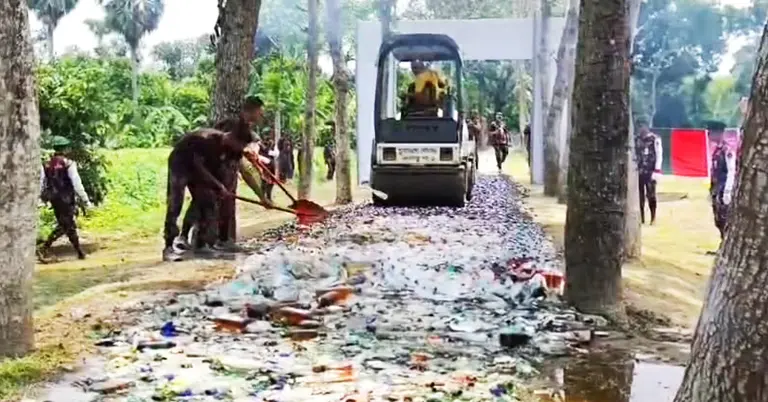 বিজিবির মাদকদ্রব্য ধ্বংস